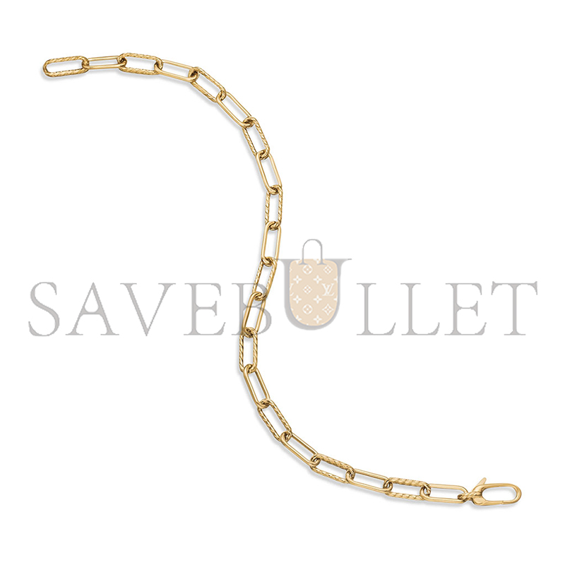 dau1d Yvrm*n dy madison chain bracelet 18k yellow gold, 4mm b17841 88